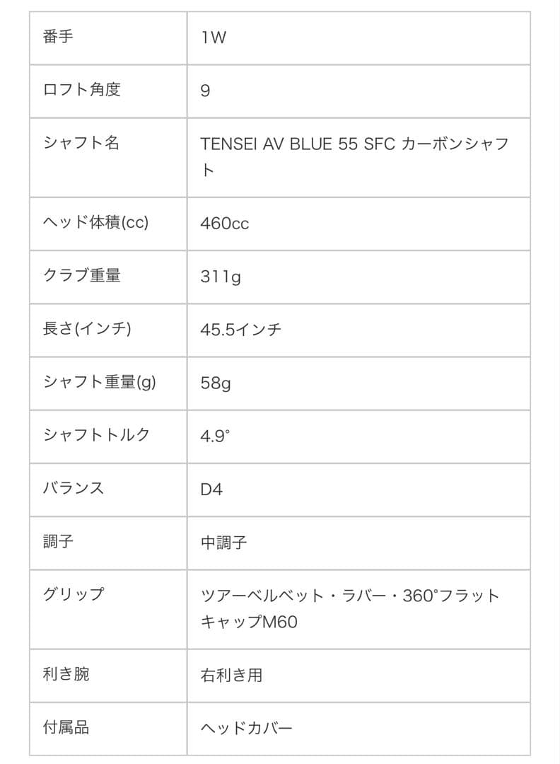 タイトリスト TSR２ ドライバー TENSEI AV BLUE 日本正規品