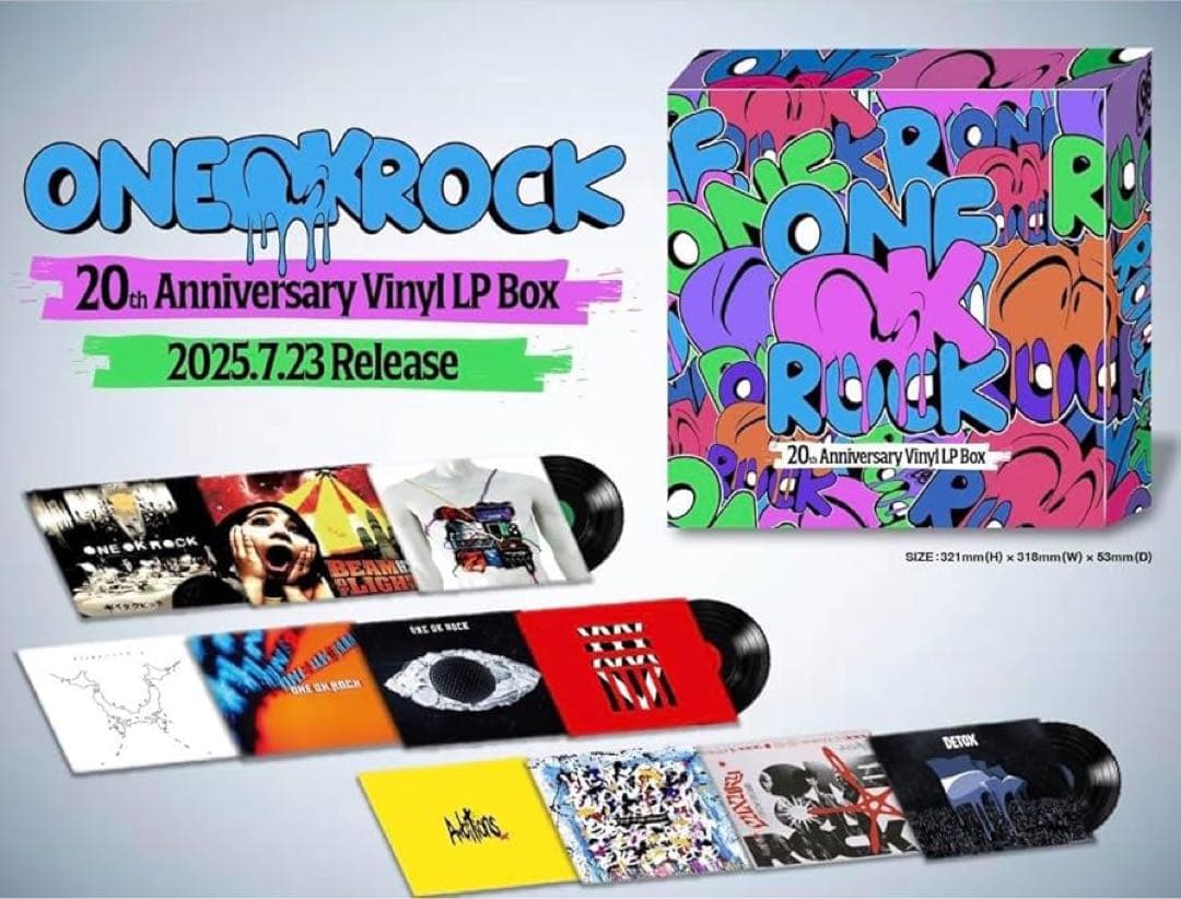 邦楽 ONE OK ROCK 20th AnniversaryVinyl LP Box