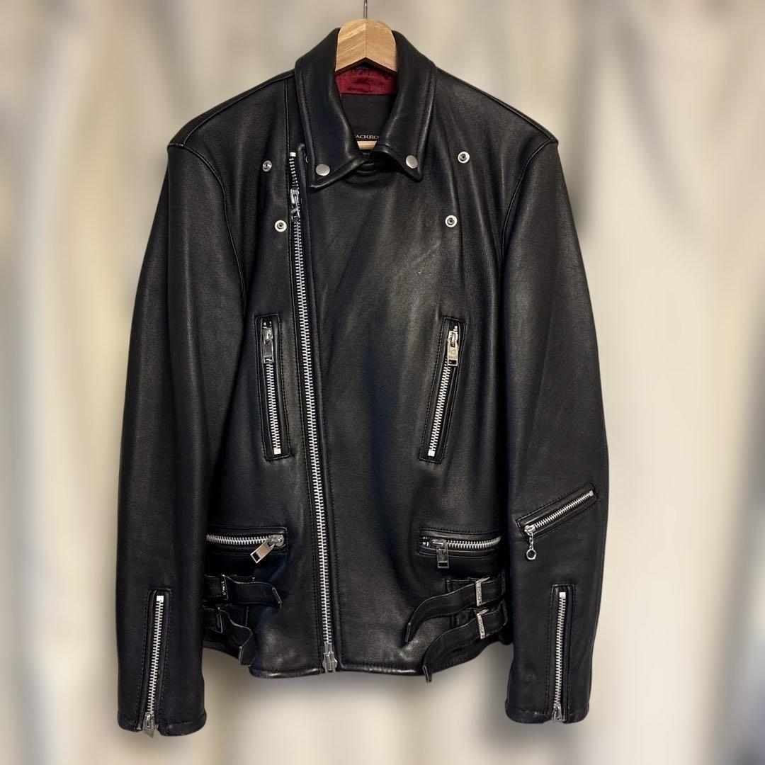 JACKROSE レザーダブルライダースライトニングジャケット サイズ4