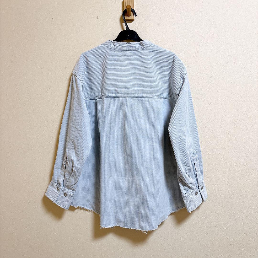 美品 NOLLEY'S RM denim 硫化染コーデュロイシャツジャケット