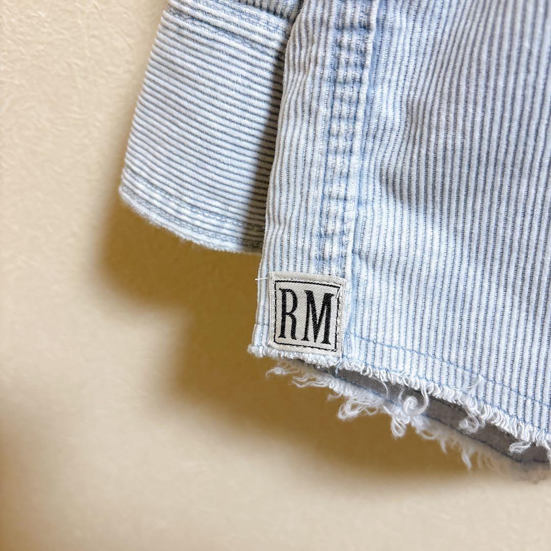 美品 NOLLEY'S RM denim 硫化染コーデュロイシャツジャケット