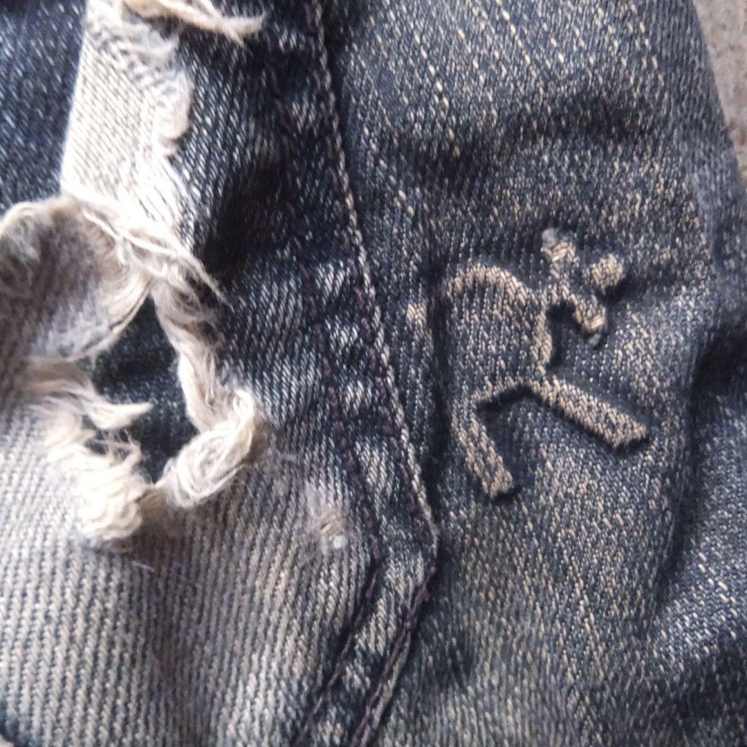 y2k 平成　ROCAWEAR ダメージ クラッシュ デニム　32