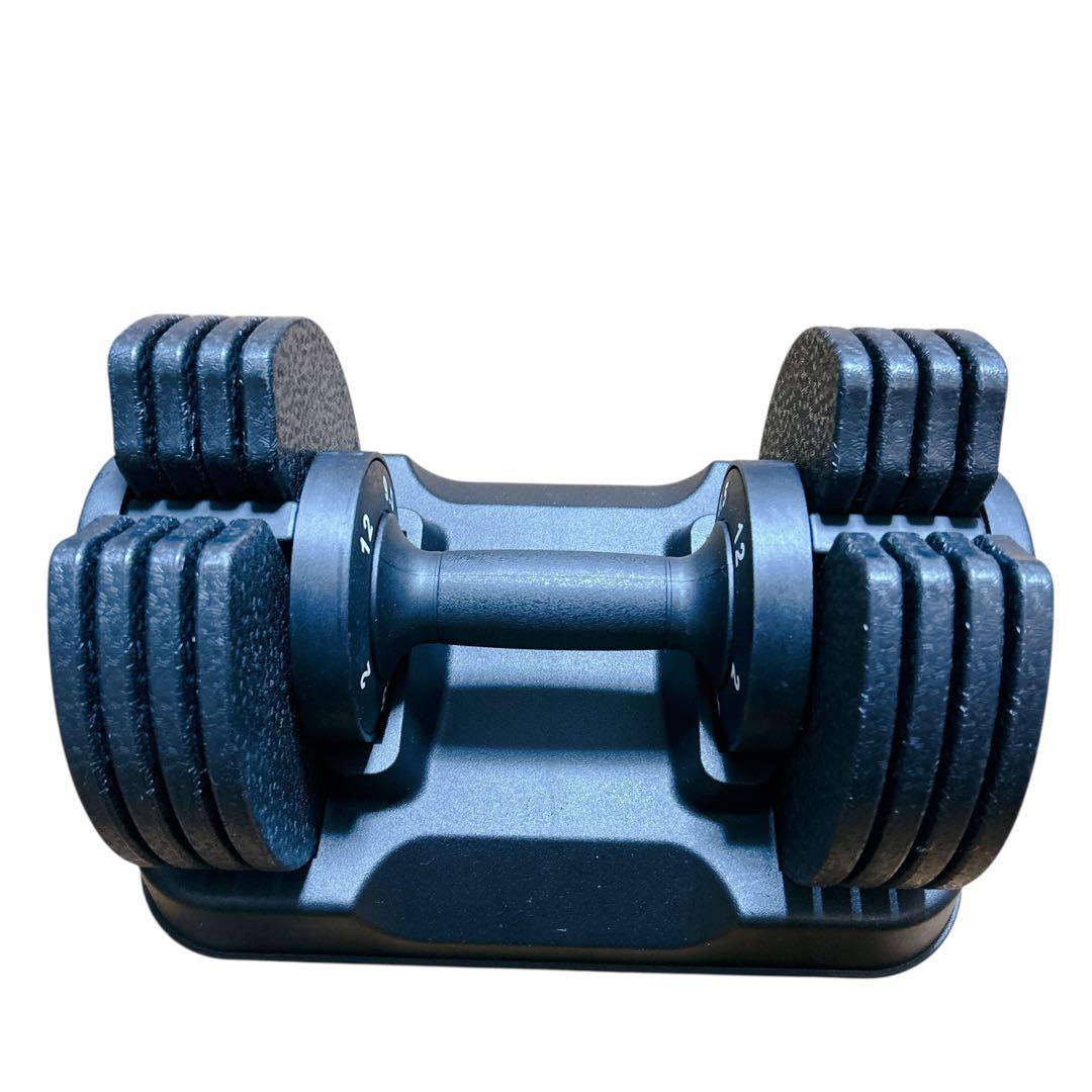 MOJEER 可変式ダンベル 12kg 2個セット 筋トレ
