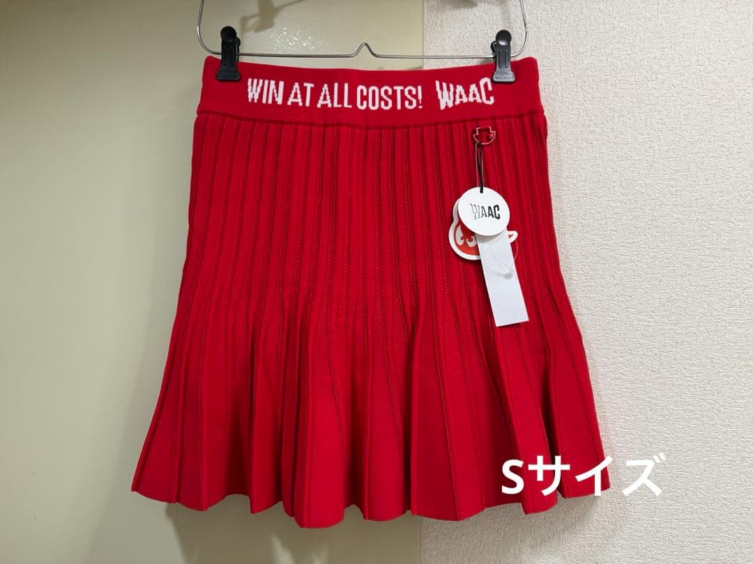 WAAC プリーツニットスカート ゴルフウェア
