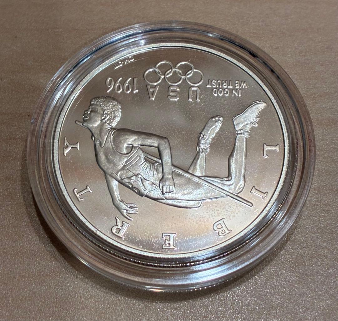 1996年アトランタオリンピック記念 銀貨2枚銅貨1枚
