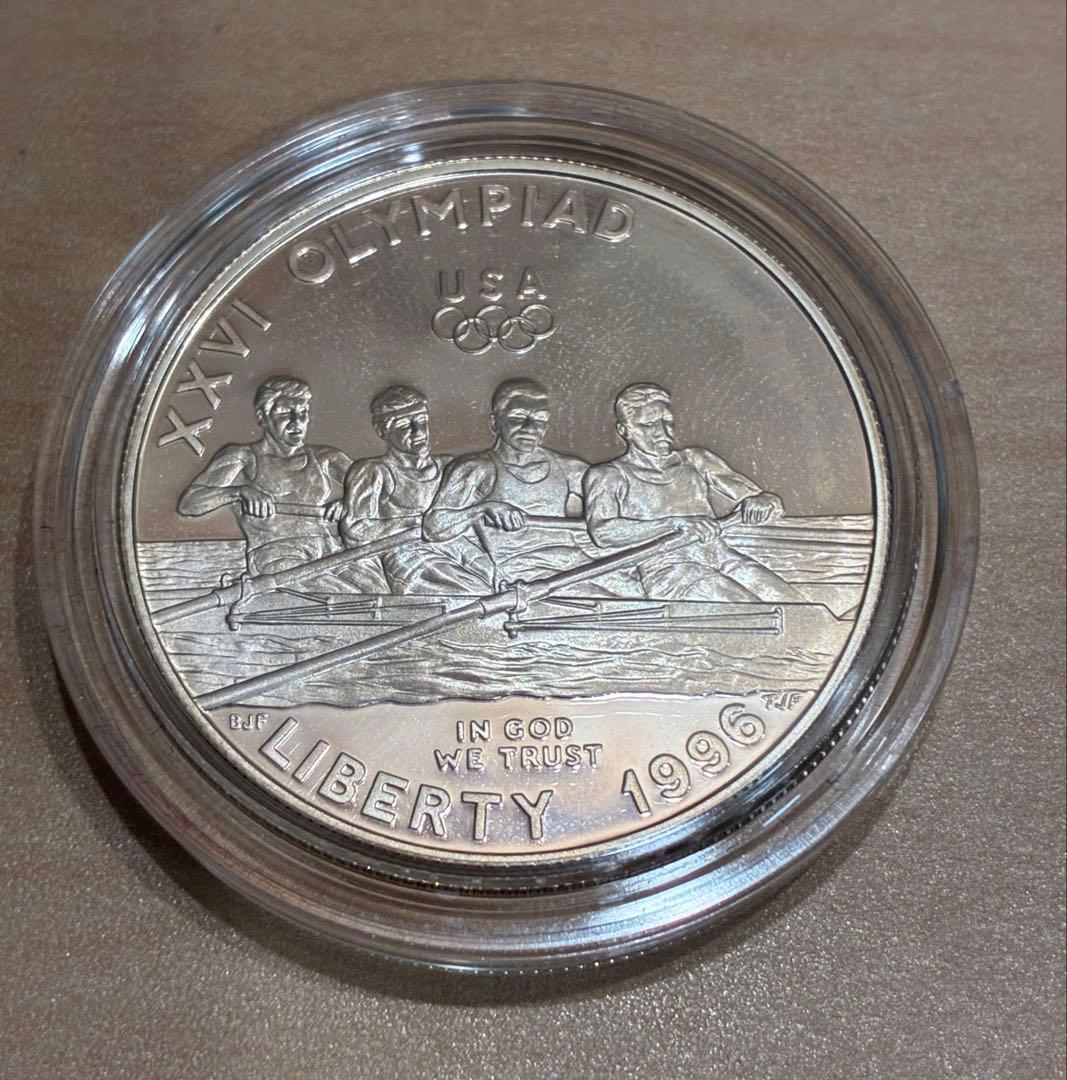 1996年アトランタオリンピック記念 銀貨2枚銅貨1枚