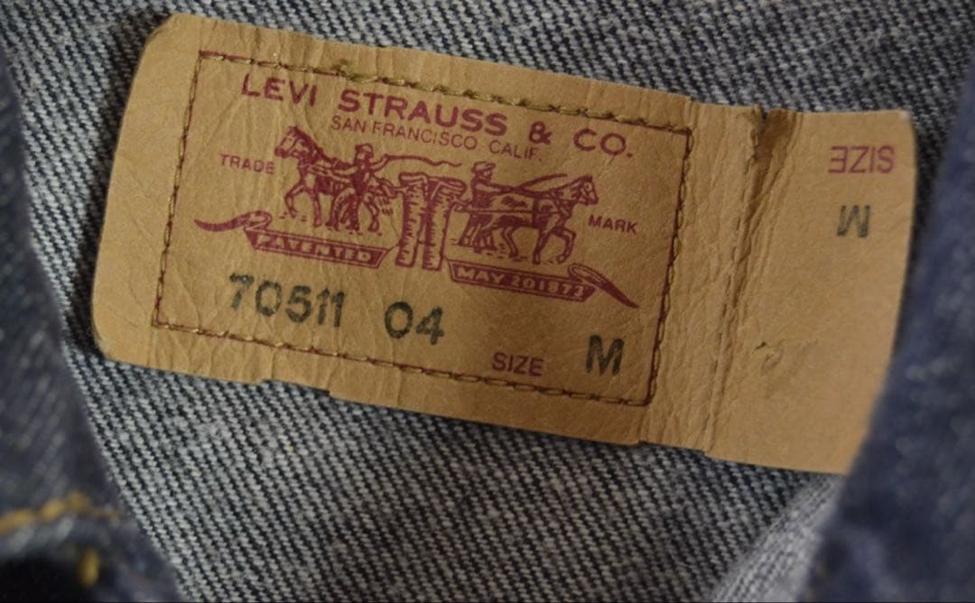 希少 Levi's 70511-04 ユーロ2nd Mサイズ