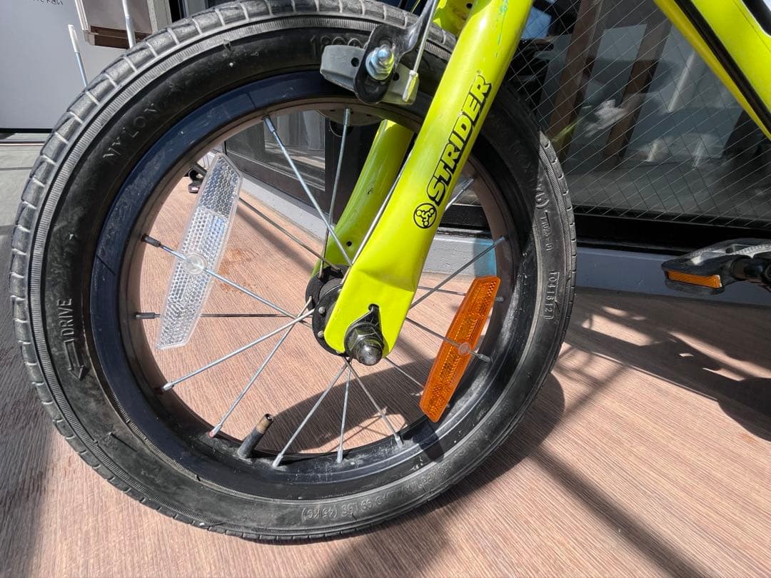 STRIDER ストライダー 14x LIME YELLOWグリップカスタム