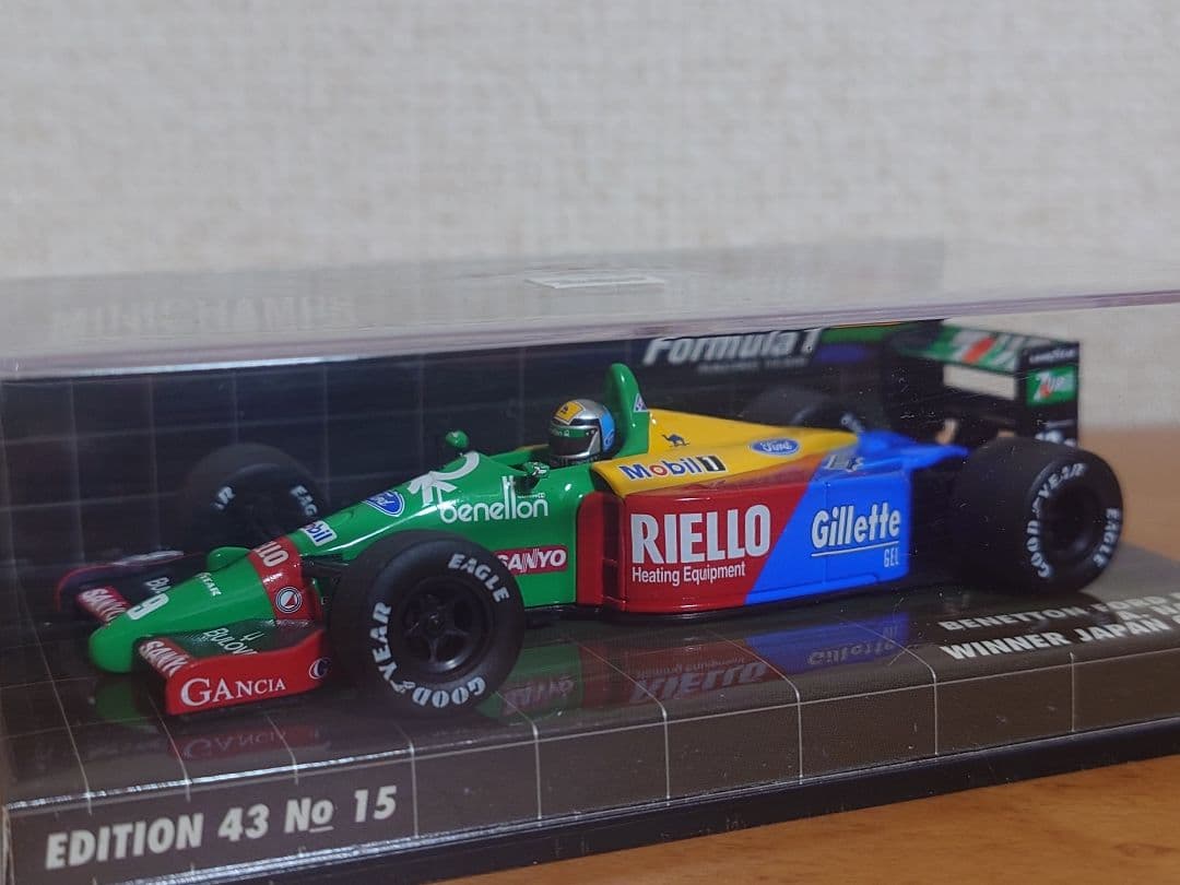 ミニチャンプス 1/43 BENETTON FORD B189 JAPAN GP