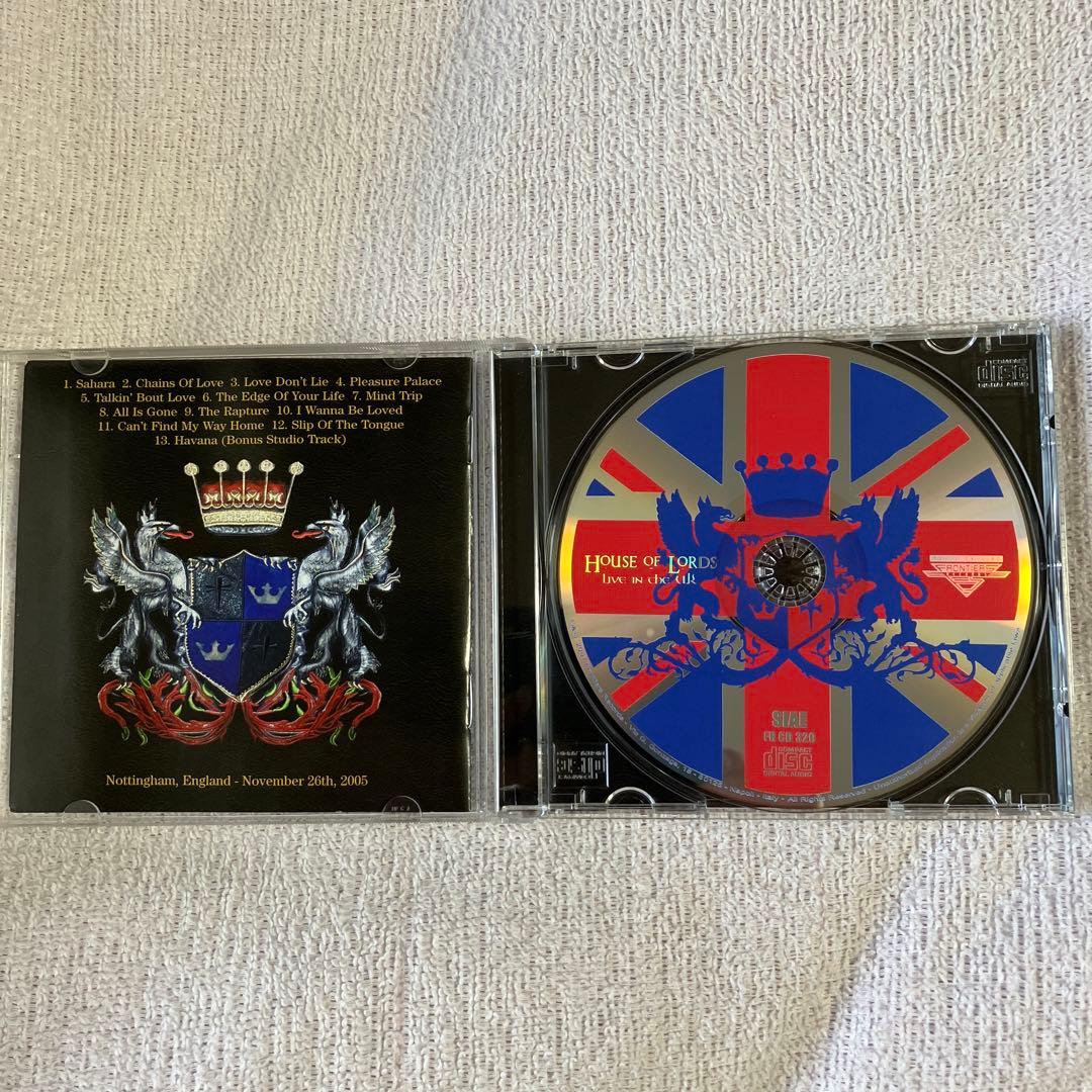 T*o様 輸入盤　HOUSE OF LORDS/Live In The U.K.