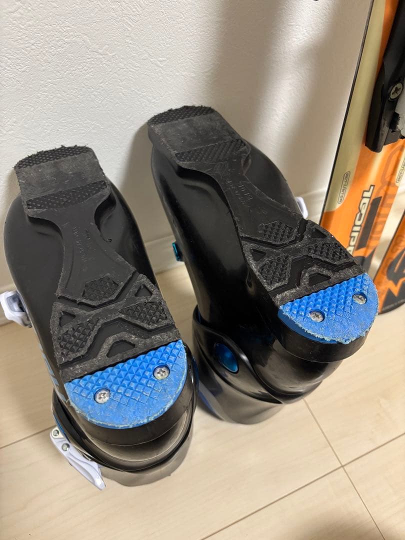 ROSSIGNOLジュニアスキー４点（板110cm、金具、靴21cm、ポール）