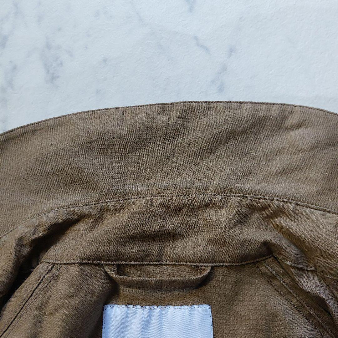 バブアー Barbour ノンワックスジャケット 8 コットンリネン