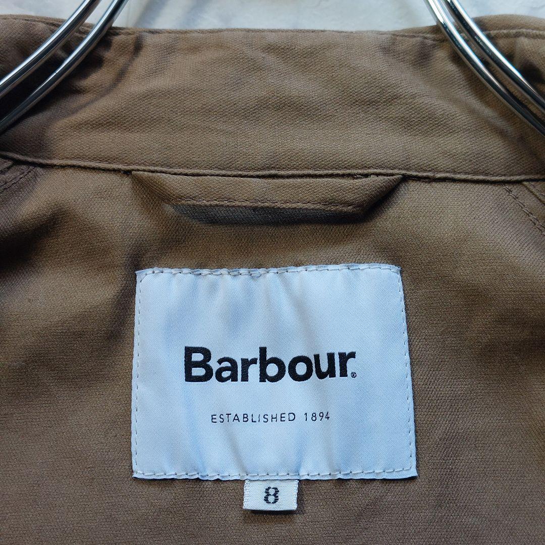バブアー Barbour ノンワックスジャケット 8 コットンリネン