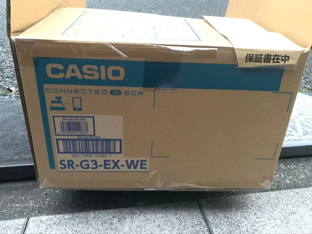 CASIO 電子レジスターSR-G3-EX-WE
