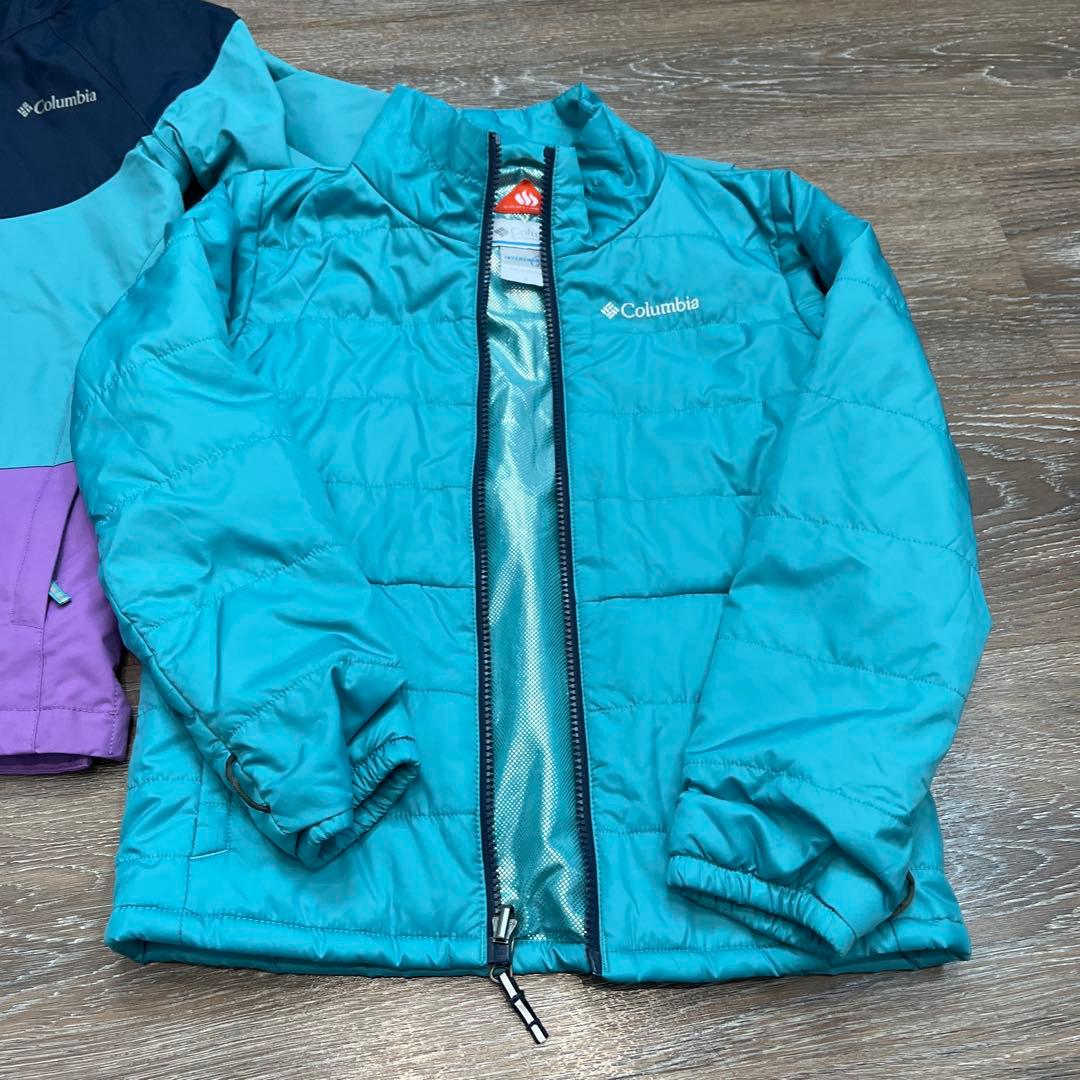 コロンビア　スキーウェア　130 美品　女の子　M 3点セット