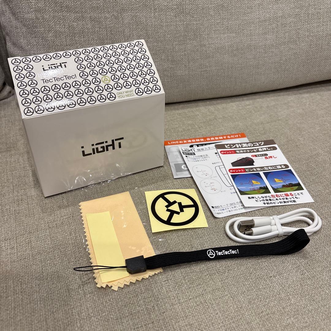 ゴルフレーザー距離計 tectectec light 次世代エントリーモデル