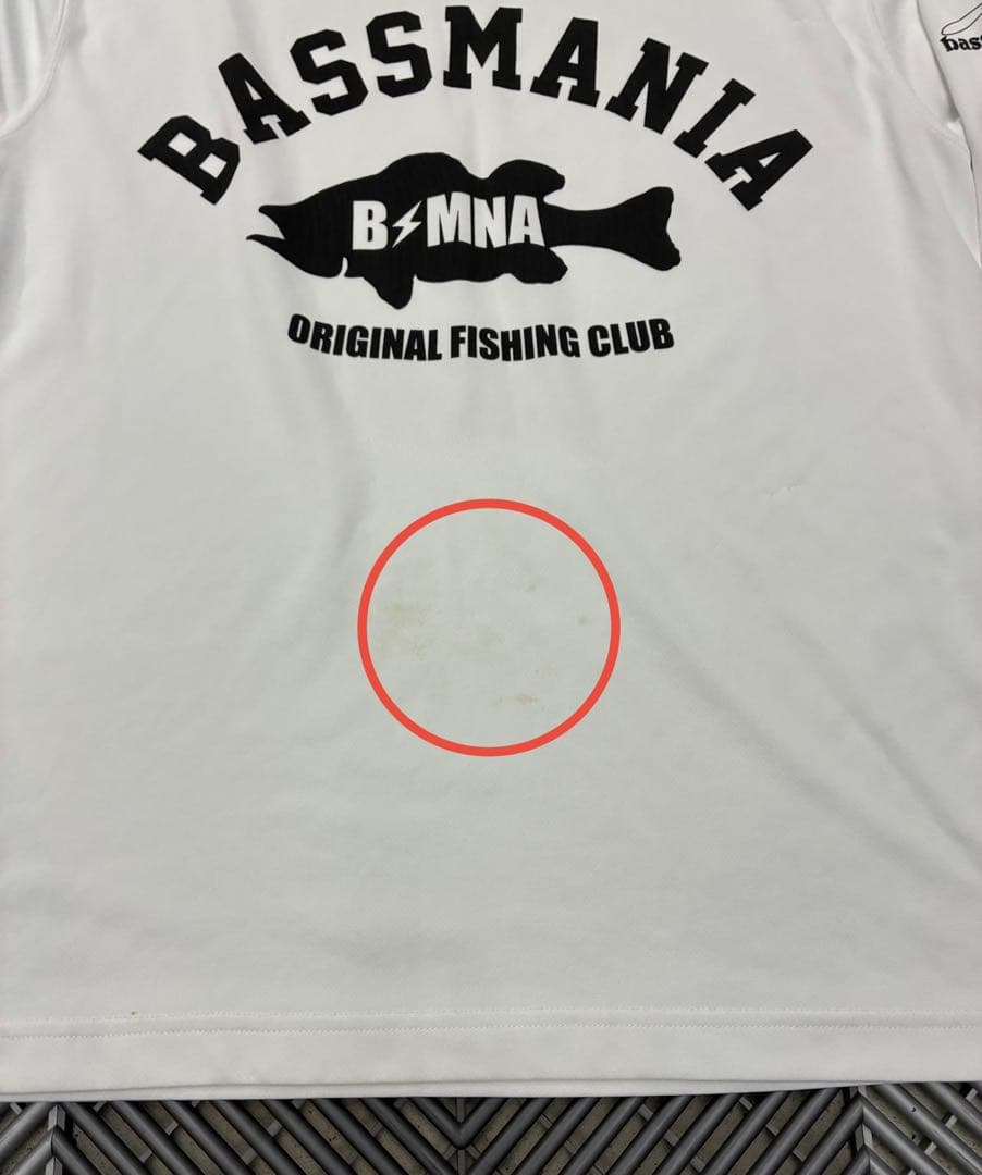 Mサイズ！ホワイト！バスマニア ドライTシャツ ロンT UV サマードライ