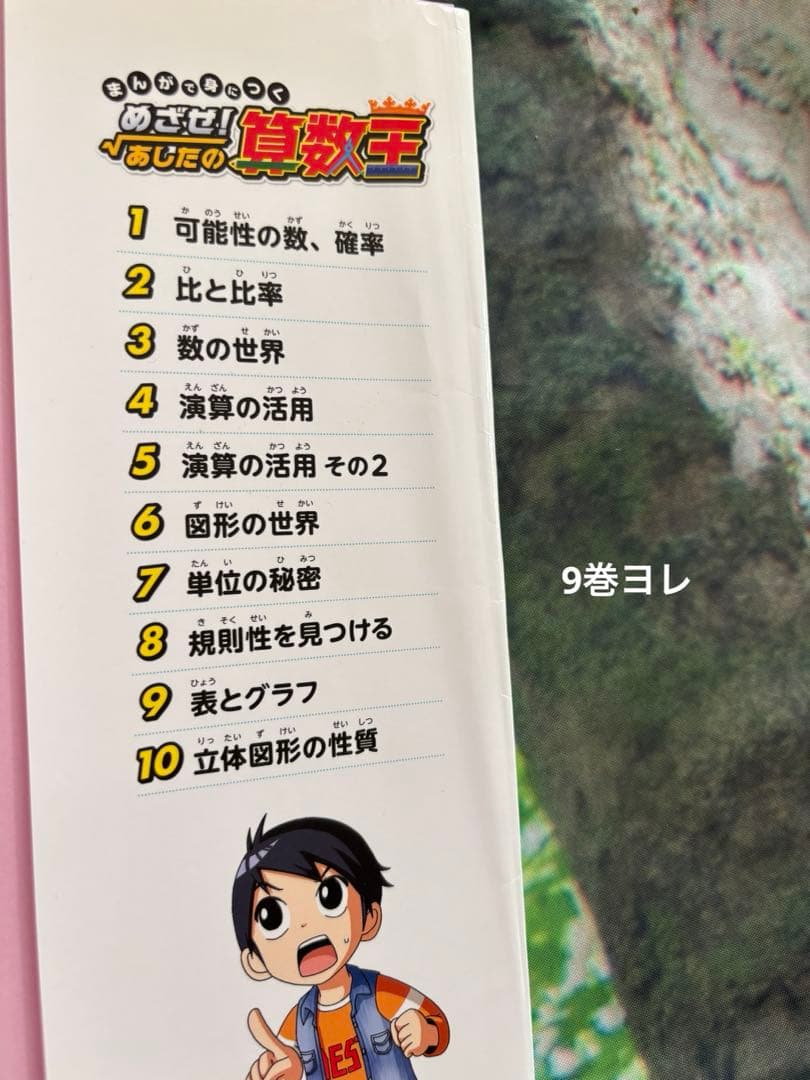 まんがで身につくめざせ!あしたの算数王 1 〜10巻　まとめ売り