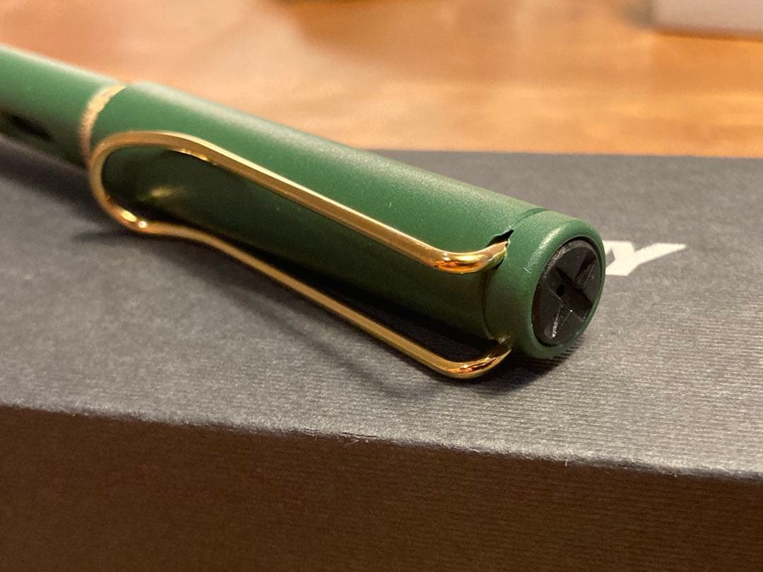 【新品未使用】LAMY 万年筆 ペン先14K EF字 440本限定品 グリーン