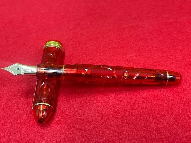 未使用品 プラチナ万年筆 #3776 センチュリー 錦秋 14k EF 即日配送