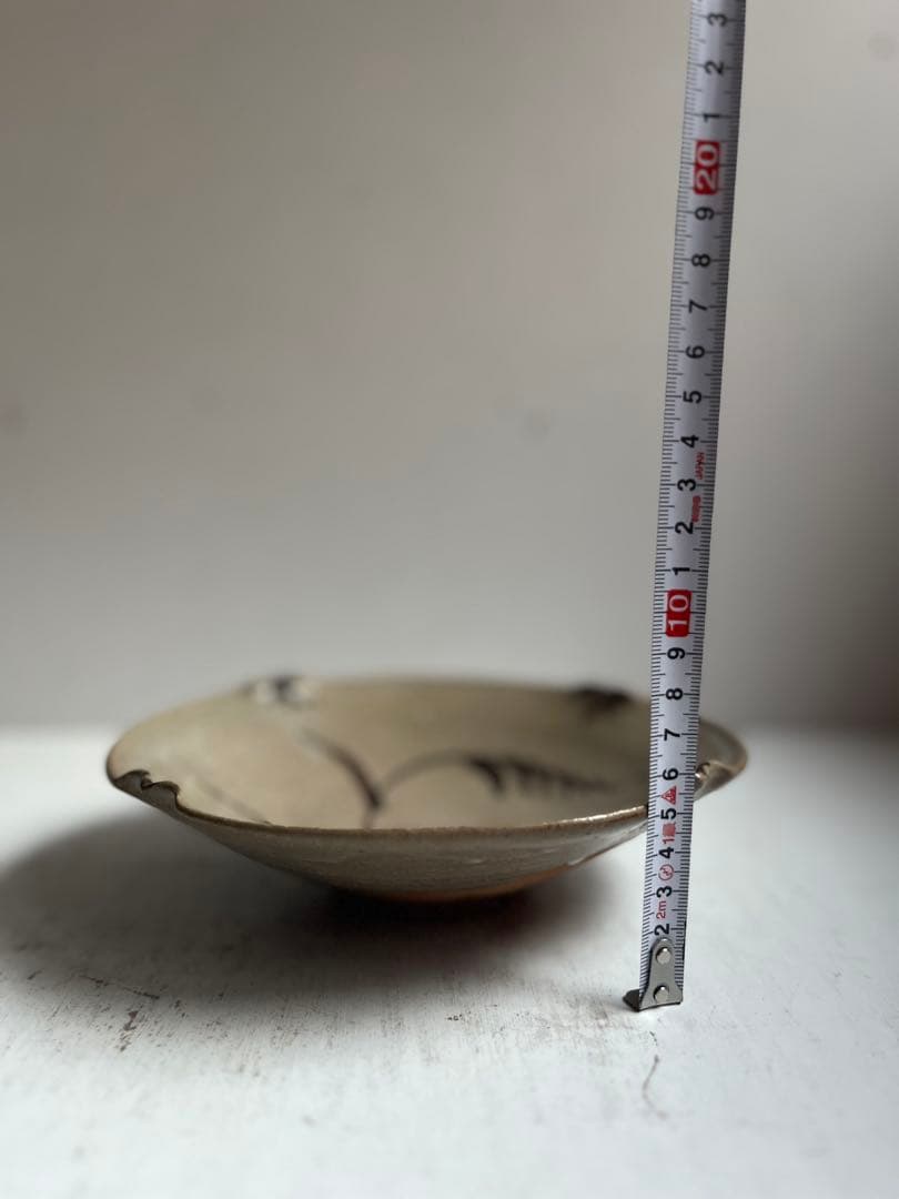 375 田中佐次郎 山瀬窯 絵唐津菓子器 ① 唐津焼 茶道 茶道具 未使用 希少