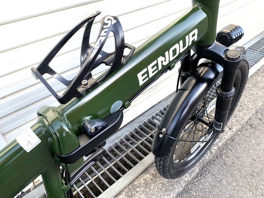 送料無料EENOURディスクMTB折り畳み電動アシスト自転車20インチ動作確認済