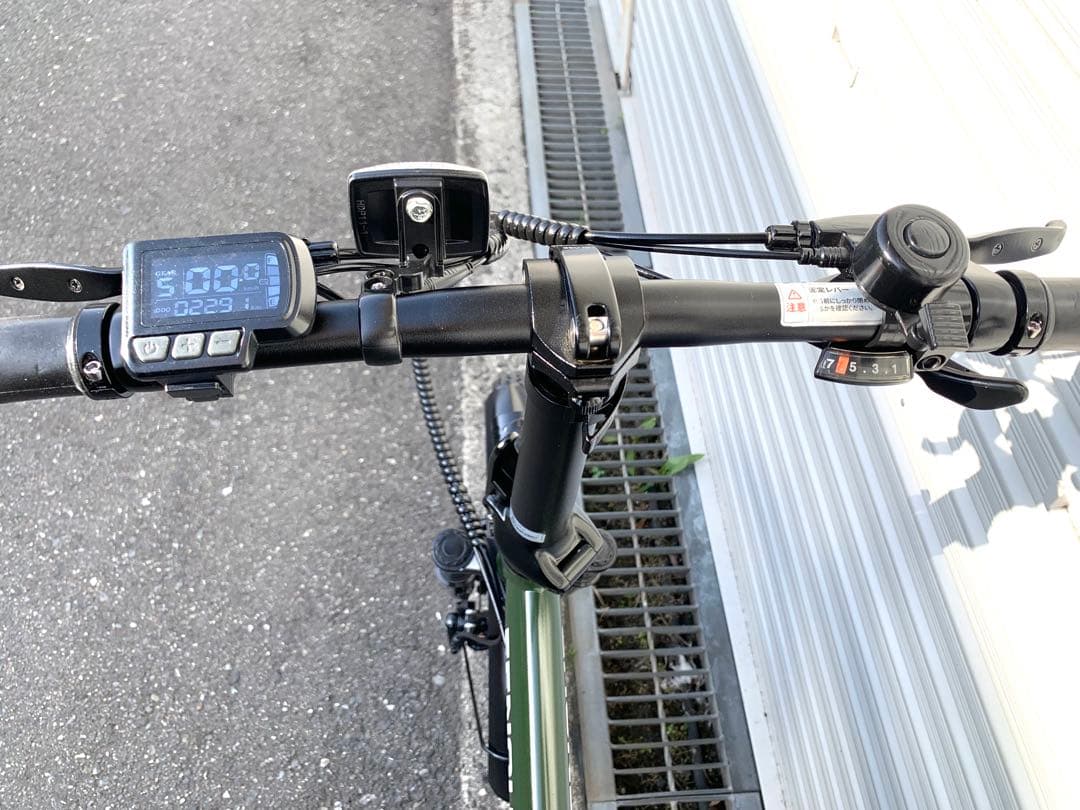 送料無料EENOURディスクMTB折り畳み電動アシスト自転車20インチ動作確認済