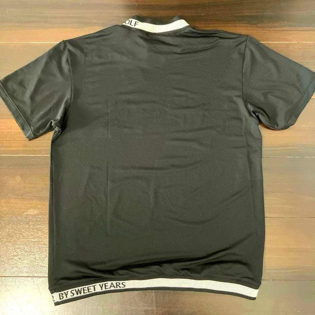 【タグ付き・新品】SY32 ゴルフ 半袖シャツ ブラック XL