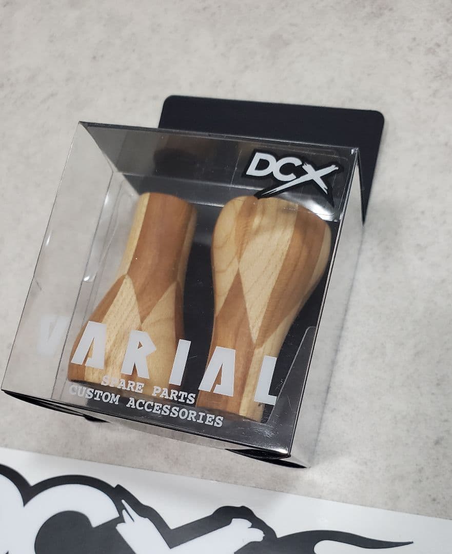 DRT DCX バリアルウッドノブ チェッカード　おまけ付き
