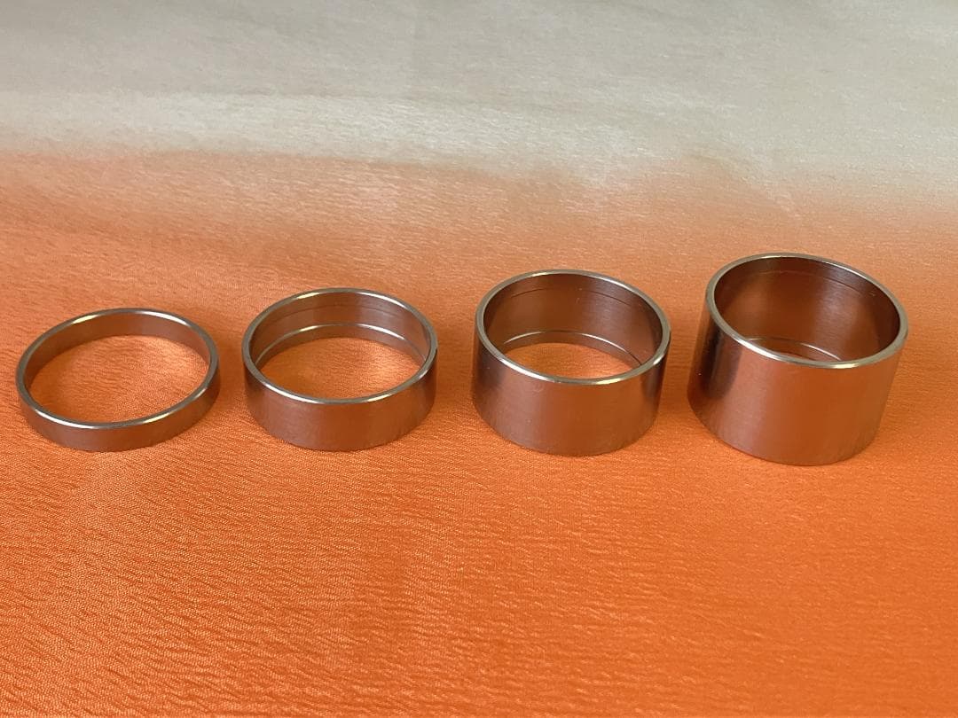 チタン合金ステム チタン合金トップキャップ チタンコラムスペーサーセット