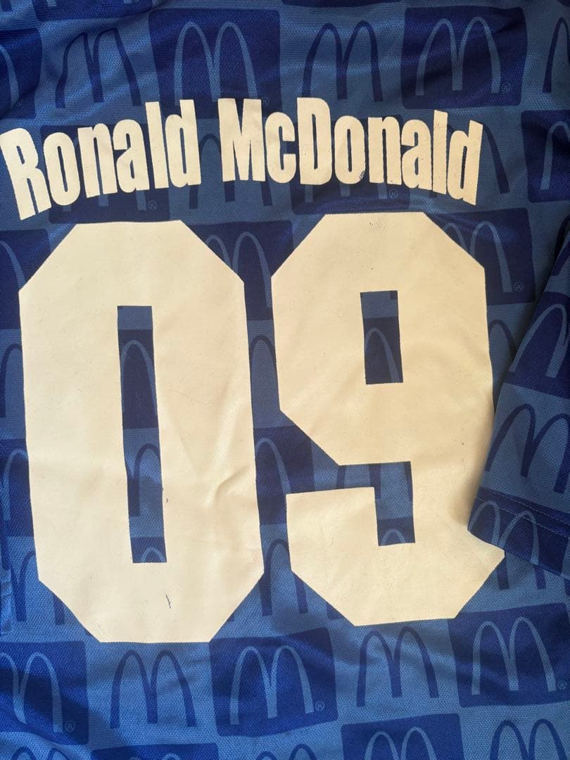 激レア！マクドナルドのオフィシャルサッカーユニフォーム（ゲームシャツ）