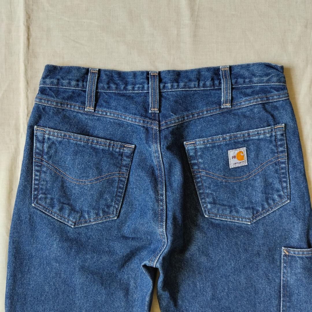 カーハート デニム ダブルニー ペインターパンツ W33 L30 メキシコ製