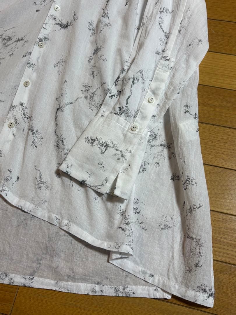 パドカレ pas de calais WABISABIプリントブラウス