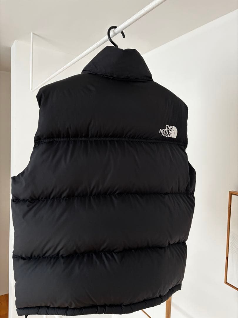 【ノースフェイス】美品 国内正規 L ヌプシ ダウンベスト 黒 ND92232