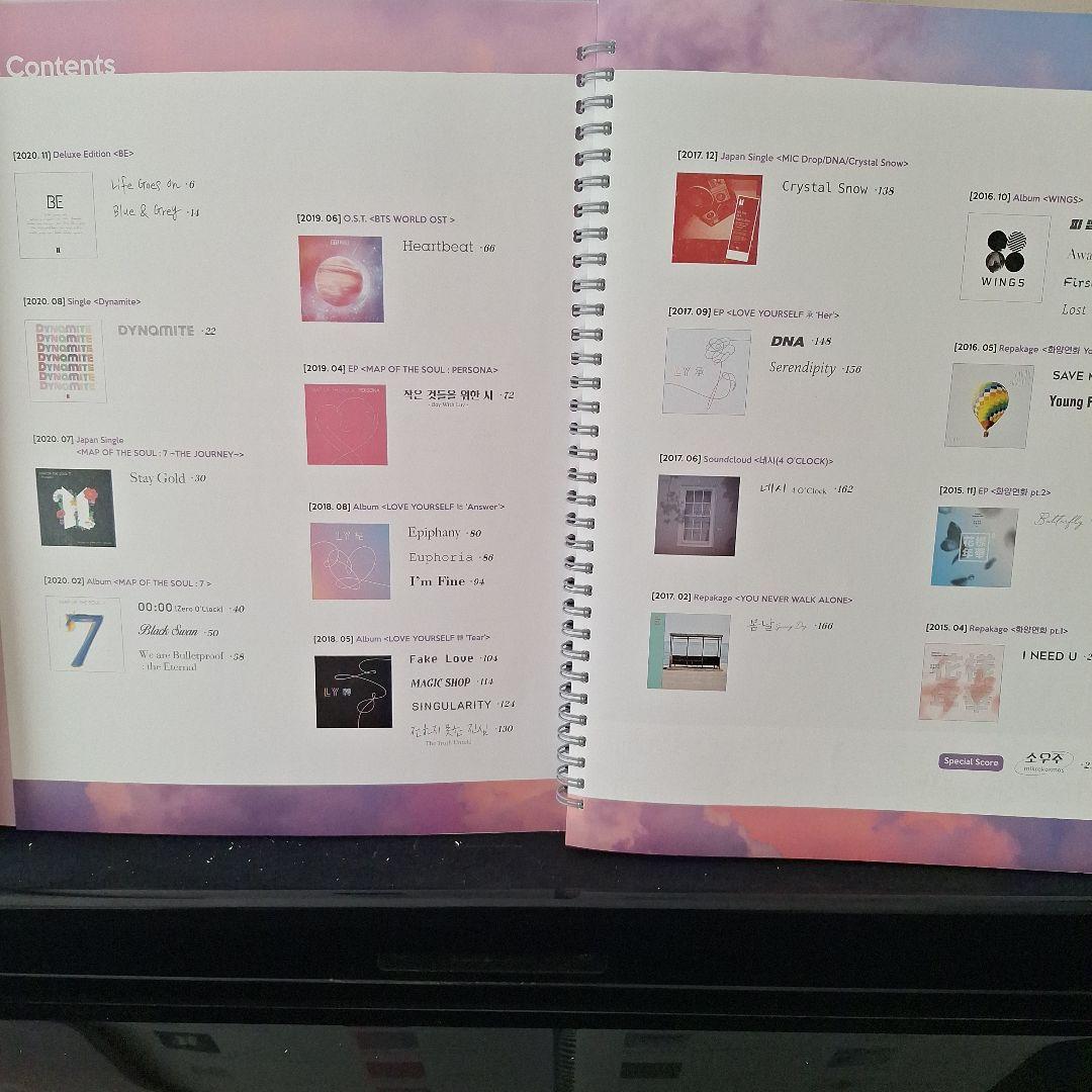 BTS Best Piano Book 未開封