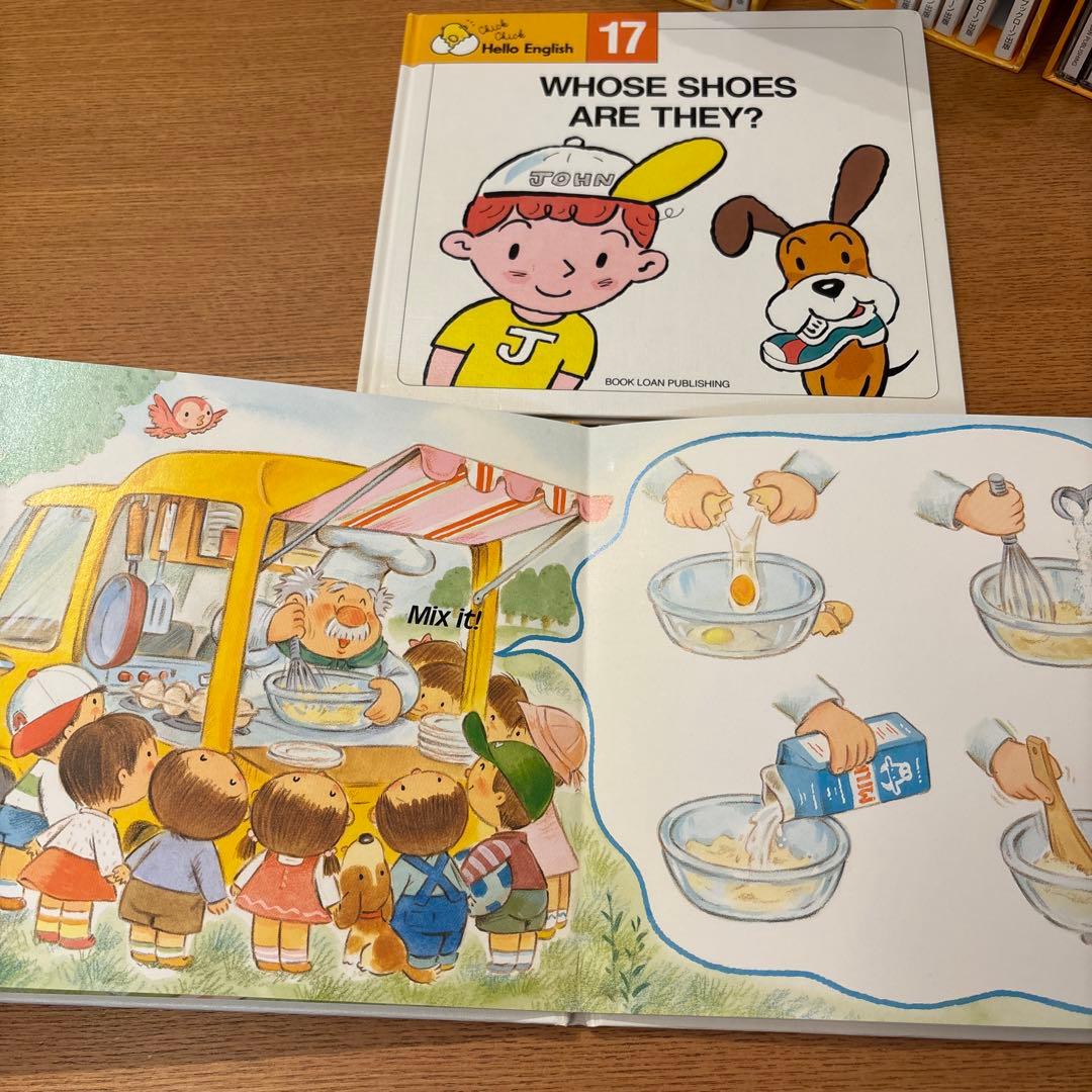 幼児 英語 Hello English 20冊 CD5枚 美品 ブックローン