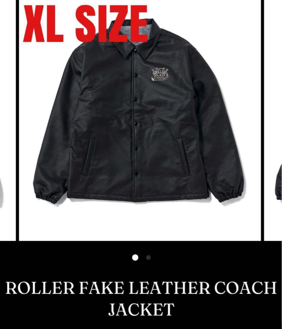 お*ん様 【新品未使用XLサイズ】ROLLER フェイクレザーCoach Jac
