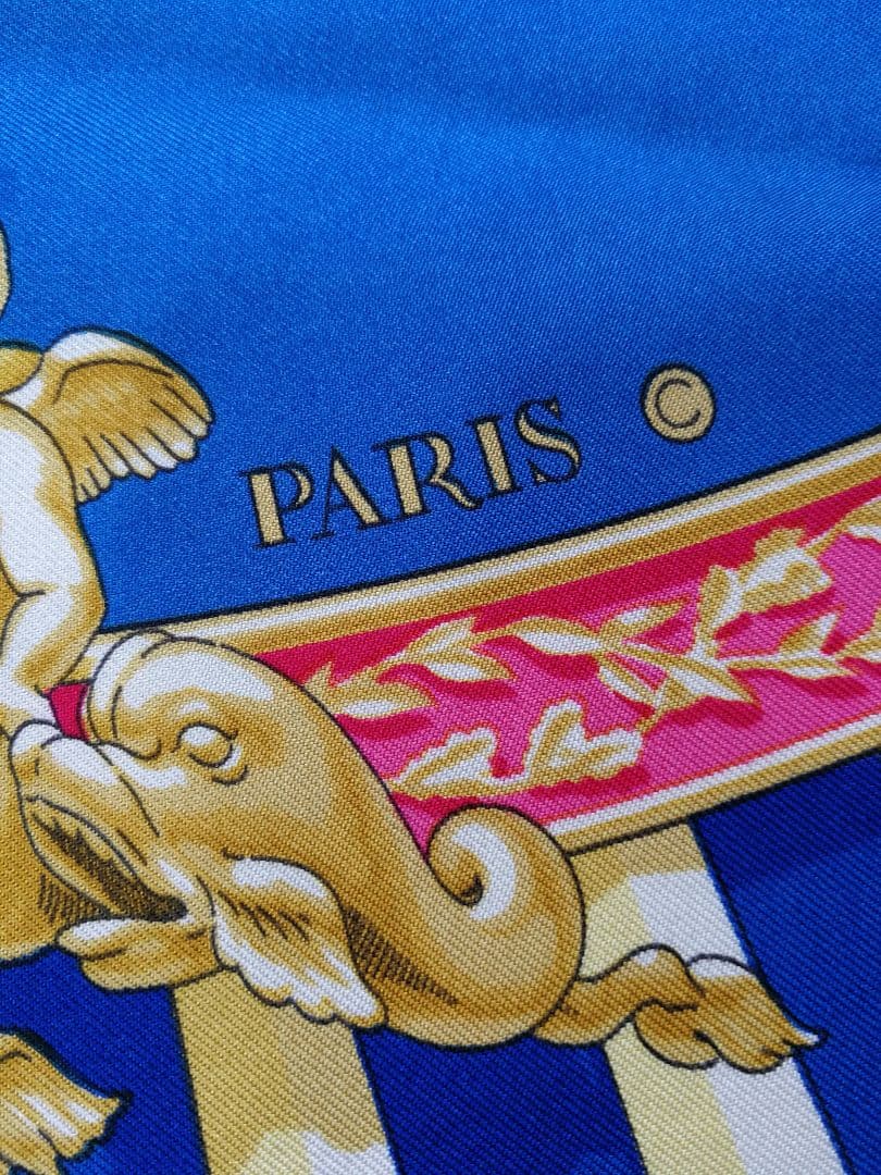 エルメス　HERMES　スカーフ　カレ90　櫂の航海