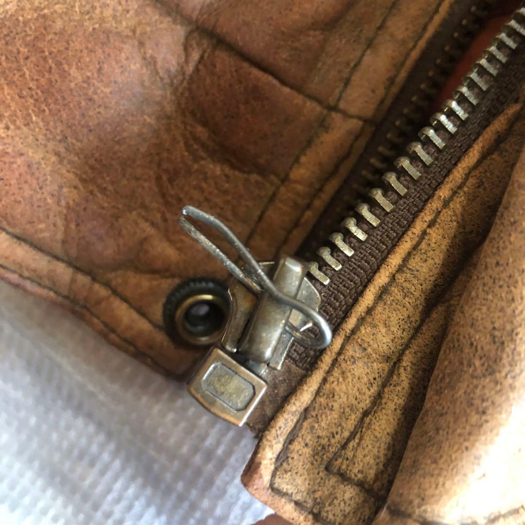 USED vintage BOSS ブラウン レザージャケット