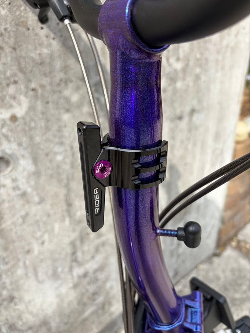 BROMPTON ブロンプトン カスタム　p6l パープルメタリック