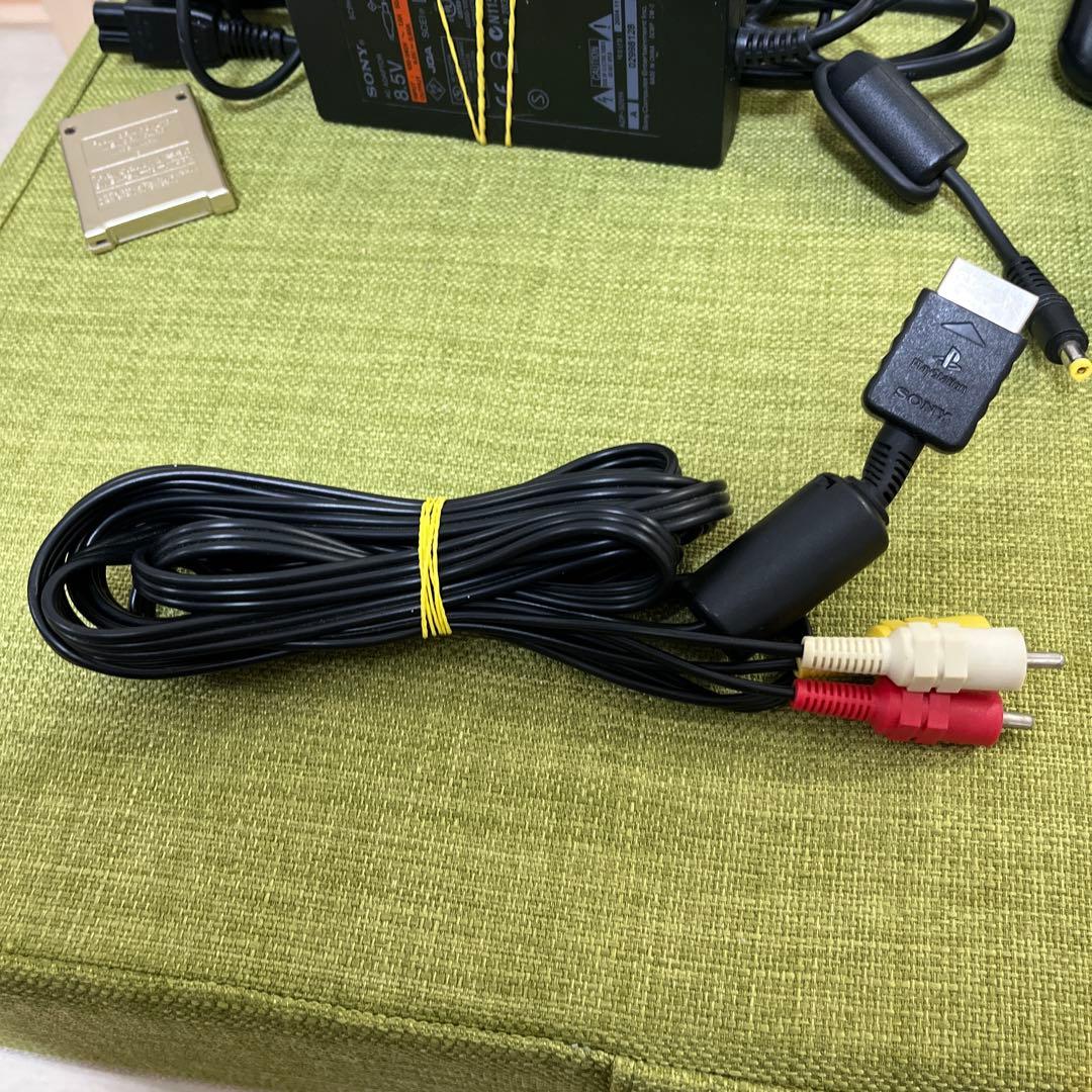 PS2　薄型　本体　ブラック　コントローラー　ケーブル