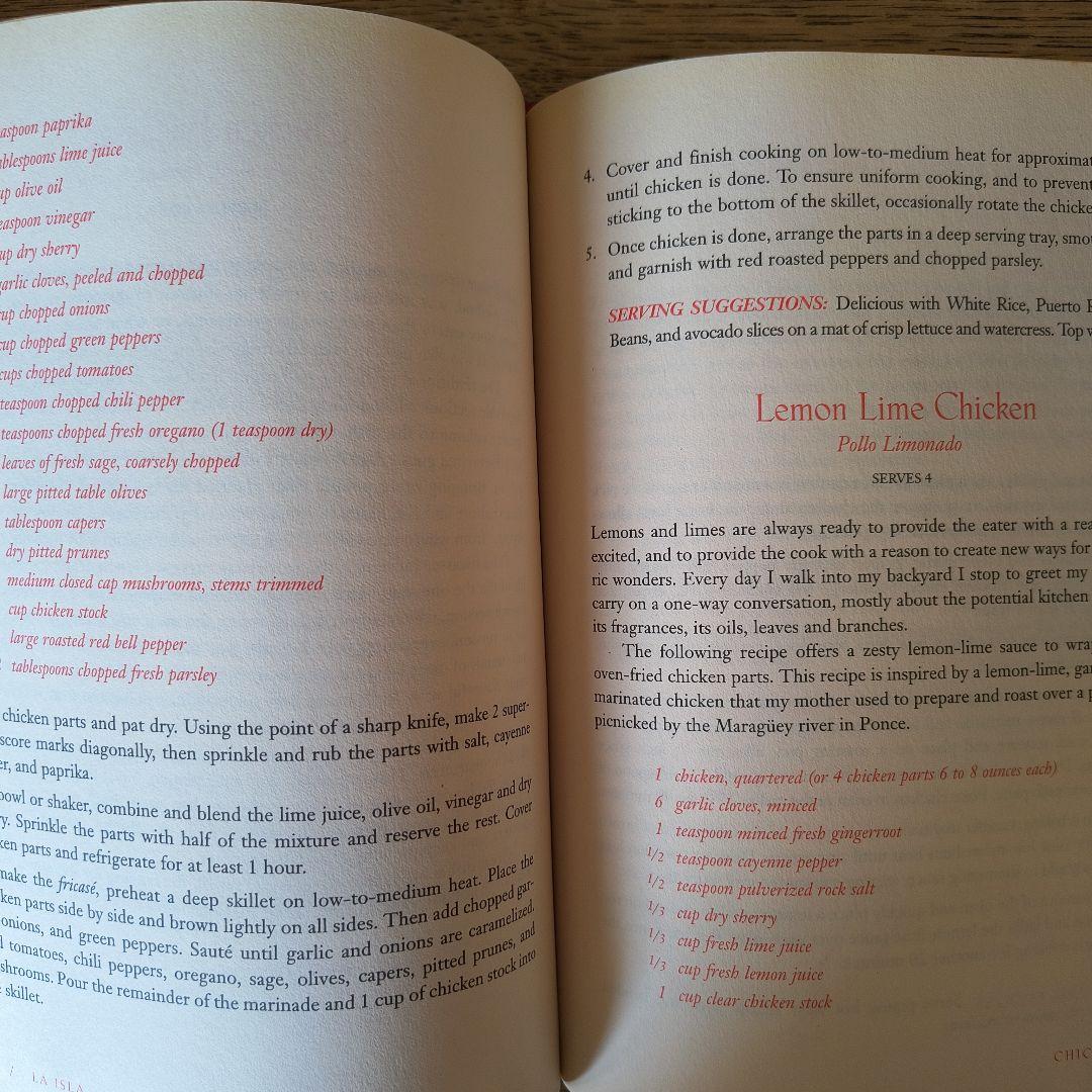 プエルトリコ料理の洋書 Recipes from La Isla!