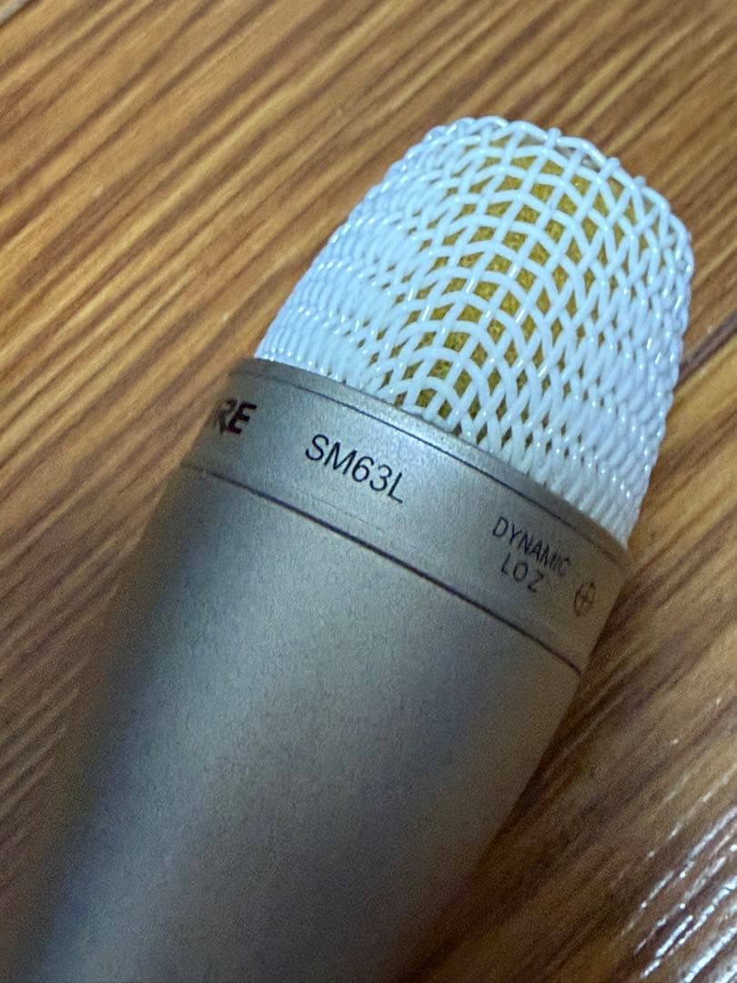 ダイナミックマイク SM63L シルバー