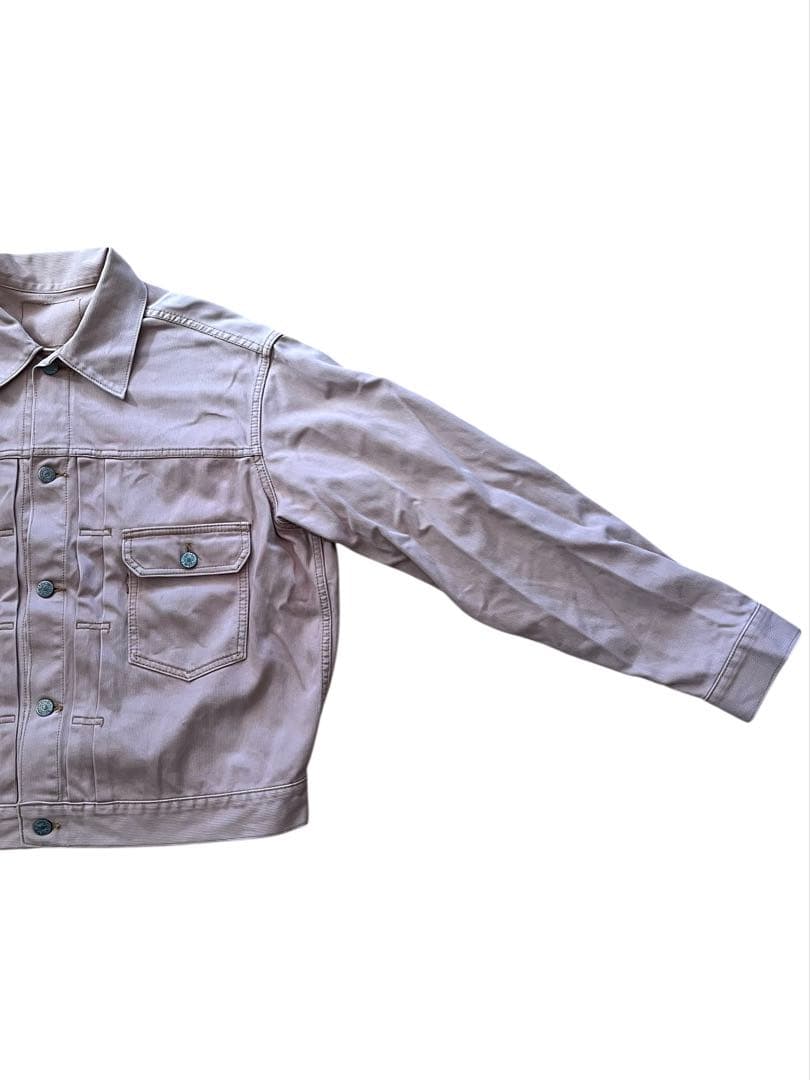 DENIMEドゥニームセカンドタイプ ピケ トラッカージャケットジージャン L