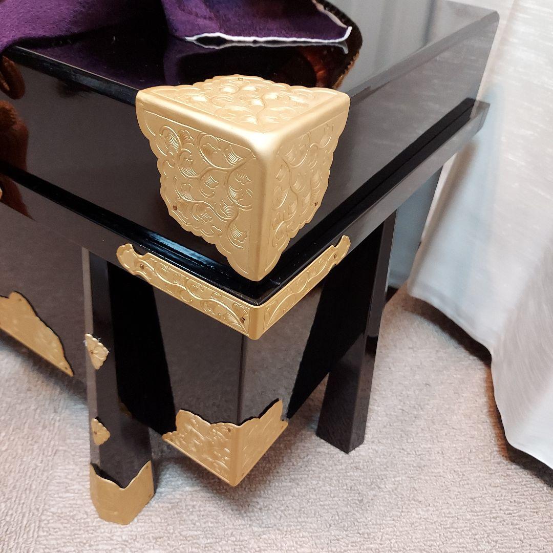 三郎作　平安兜　正絹　金箔　+　美濃焼き　鯉のぼり