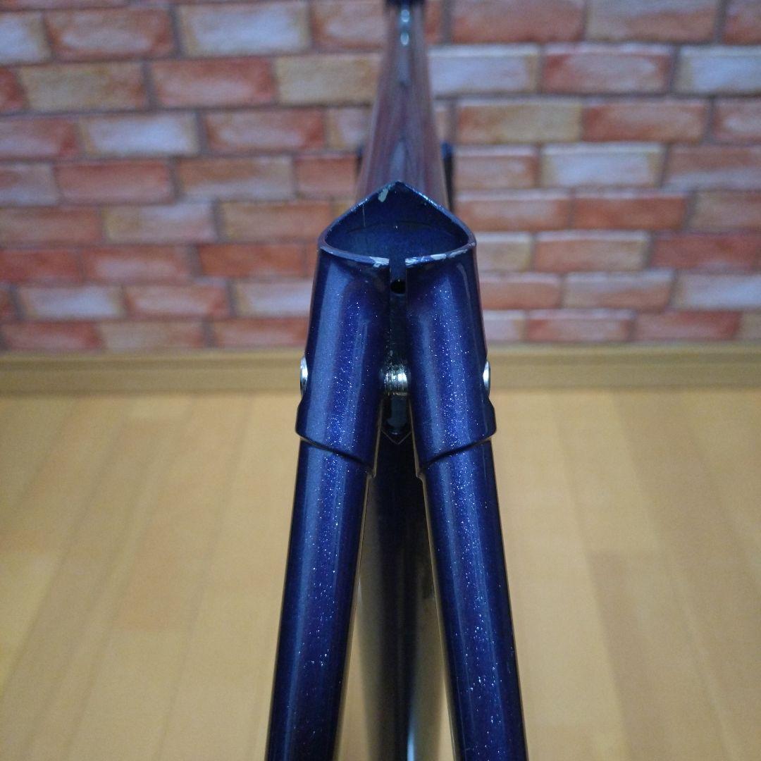 競輪　NJS認定　Panasonic ピストフレーム ダークブルー