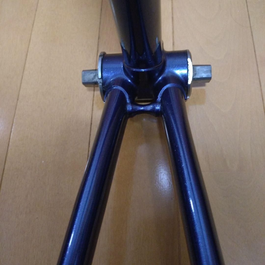 競輪　NJS認定　Panasonic ピストフレーム ダークブルー