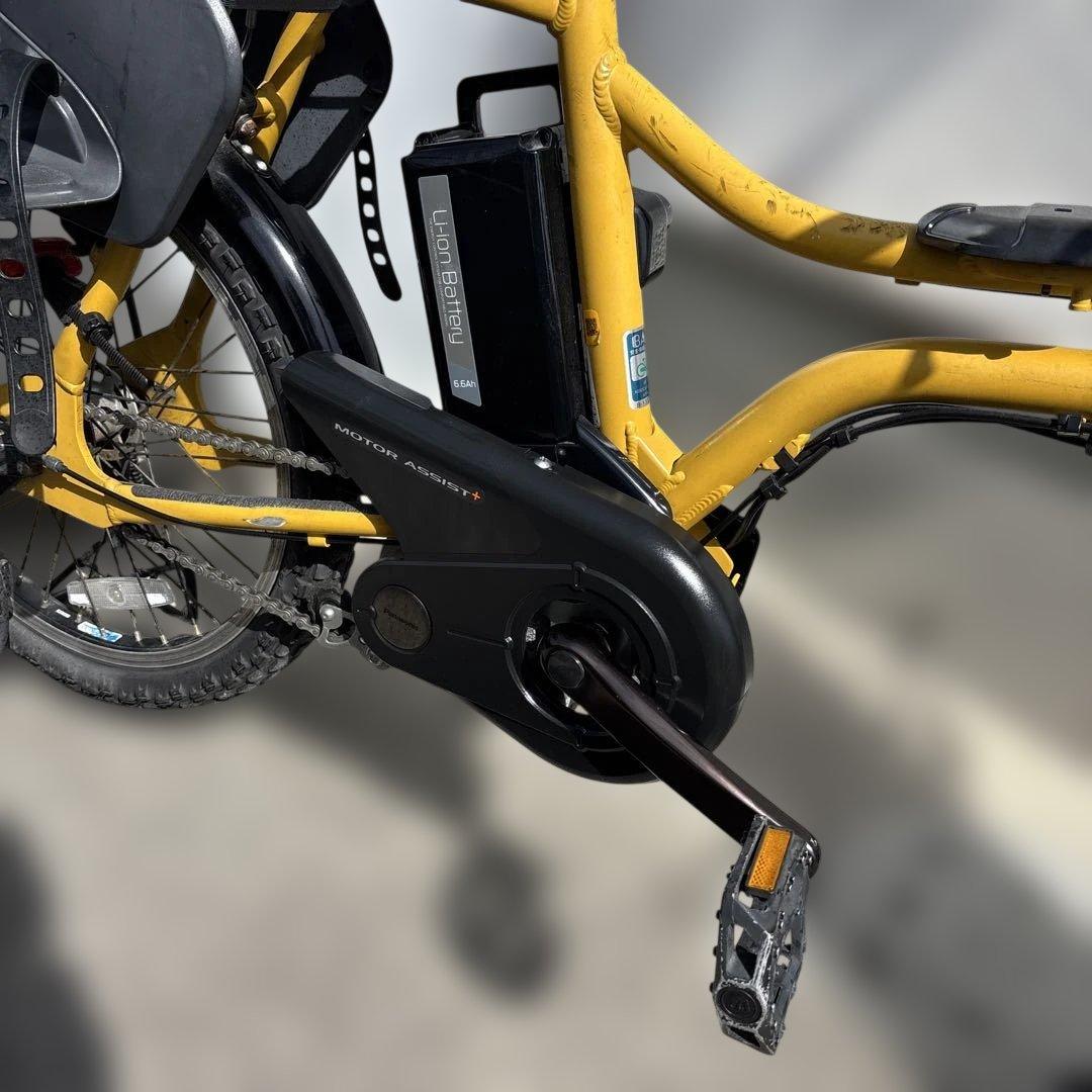 パナソニック EZ 電動アシスト自転車 イエロー チャイルドシート付 yepp