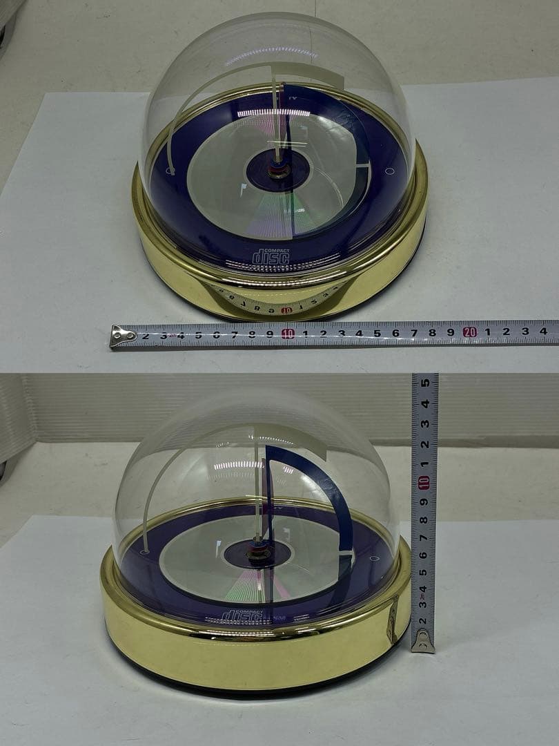 m*様 SONY ENTERPRISE コンパクトディスク カプセルクロック リ