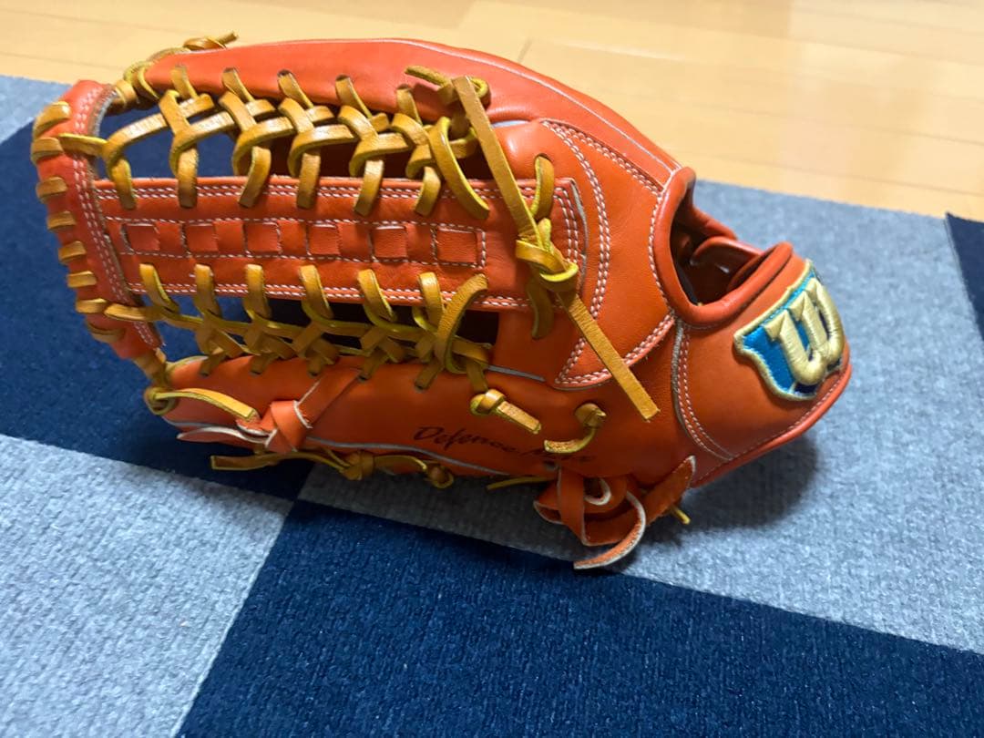 Wilson 軟式グローブ オレンジ